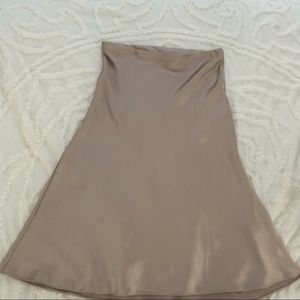 Rachel Zoe Satin Midi skirt